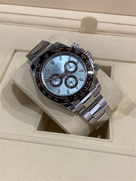 rolex platinum daytona 116506 ice blue dial|rolex cosmograph daytona 116506.